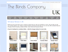 Tablet Screenshot of blinds2blinds.co.uk